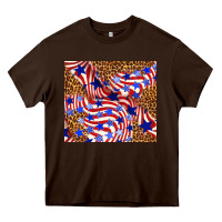 Chocolate Brown 4th of july patriotic usa Heavy Core Tee - TumblerDesignByShophia