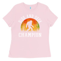 Bubblegum Pink hide and seek champion Ladies Tee - DesigneFamous