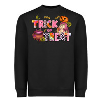 Black trıck or treat Heavyweight Sweatshirt - AdoDesignShop