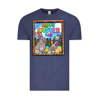 Vintage Denim Happy Easter Day Vintage Tee - OliviaCreatesArt