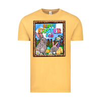 Vintage Mustard Happy Easter Day Vintage Tee - OliviaCreatesArt