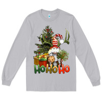 Moon Dust Ho Ho Ho Christmas Gnome Long Sleeve Tee - BundleAndBundleShop