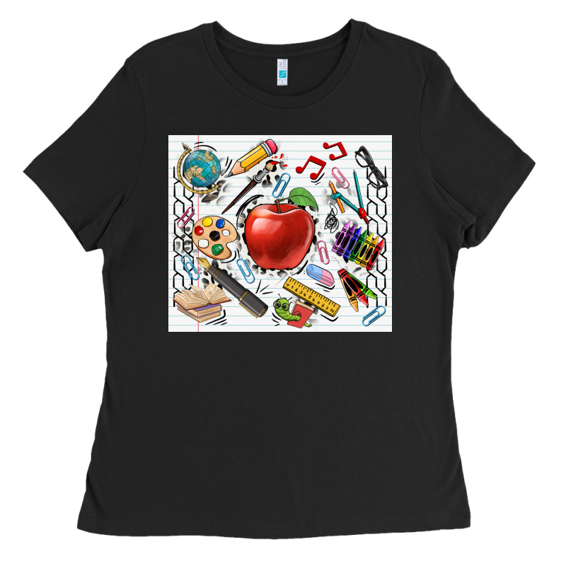 School Elements Tumbler Ladies Tee by CowGirlArtShop | Teevron