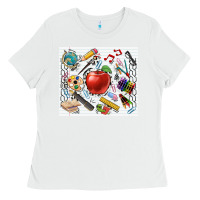 White school elements tumbler Ladies Tee - CowGirlArtShop
