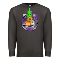Smoke horseshoe halloween Premium Sweatshirt - AdoDesignShop