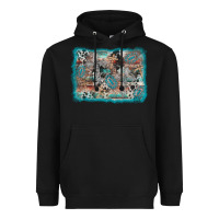 Black cross western background Heavyweight Hoodie - AdoDesignShop