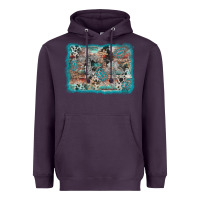 Plum cross western background Heavyweight Hoodie - AdoDesignShop