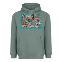 Cross Western Background Heavyweight Hoodie | Teevron