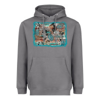 Storm cross western background Heavyweight Hoodie - AdoDesignShop