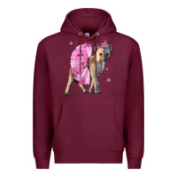 Burgundy Baby Hyena With Tutu Premium Hoodie - LillyAllenDesigns