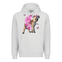 Dove Grey Baby Hyena With Tutu Premium Hoodie - LillyAllenDesigns