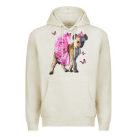 Oatmeal Heather Baby Hyena With Tutu Premium Hoodie - LillyAllenDesigns