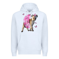 White Baby Hyena With Tutu Premium Hoodie - LillyAllenDesigns