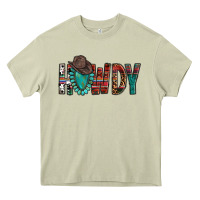 Mossy Western Howdy Gemstone Cowboy Hat Heavy Core Tee - HowdyJamesFarm