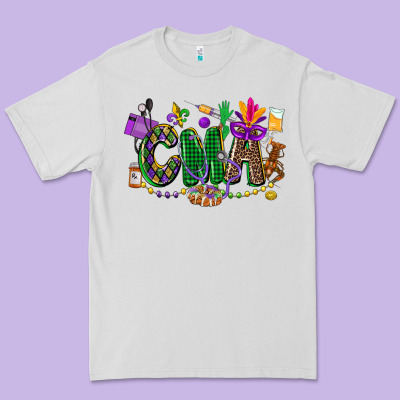 Cma Mardi Gras Cowgirl Premium Tee Designed By Cowgirlartshop