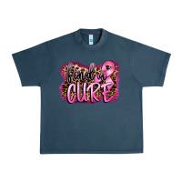 Midnight Navy find a cure Urban Heavy Tee - FaDigitalArtStudio