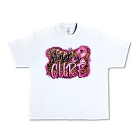 White find a cure Urban Heavy Tee - FaDigitalArtStudio