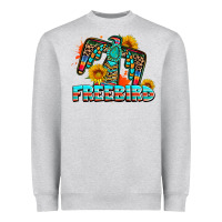 Heather Grey freebird thunderbird Heavyweight Sweatshirt - AdoDesignShop