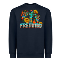 Navy freebird thunderbird Heavyweight Sweatshirt - AdoDesignShop