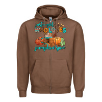 Chestnut just a girl who loves pumpkin spice Zipper Hoodie - AdoDesignShop