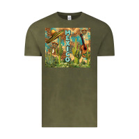 Vintage Olive Mexico Vintage Tee - FaDigitalArtStudio