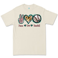 Bone Peace Love Baseball Premium Tee - Jasminsmagicworld