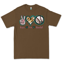Cacao Peace Love Baseball Premium Tee - Jasminsmagicworld