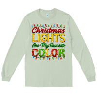 Matcha christmas lights are my favorite color Long Sleeve Tee - FaDigitalArtStudio
