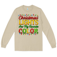Mushroom christmas lights are my favorite color Long Sleeve Tee - FaDigitalArtStudio