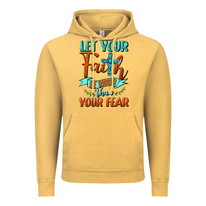 Let Your Faith Be Bigger Than Your Fear Vintage Hoodie by BundleAndBundleShop | Teevron