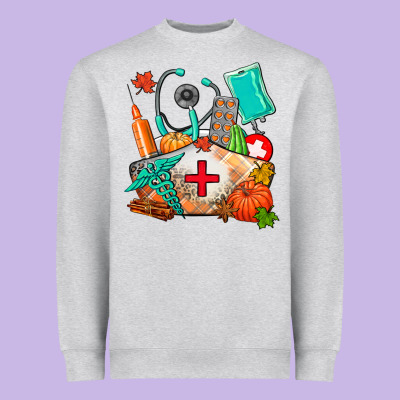 Nurse  And Fall Heavyweight Sweatshirt Designed By Adodesignshop