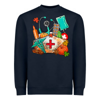 Navy nurse  and fall Heavyweight Sweatshirt - AdoDesignShop