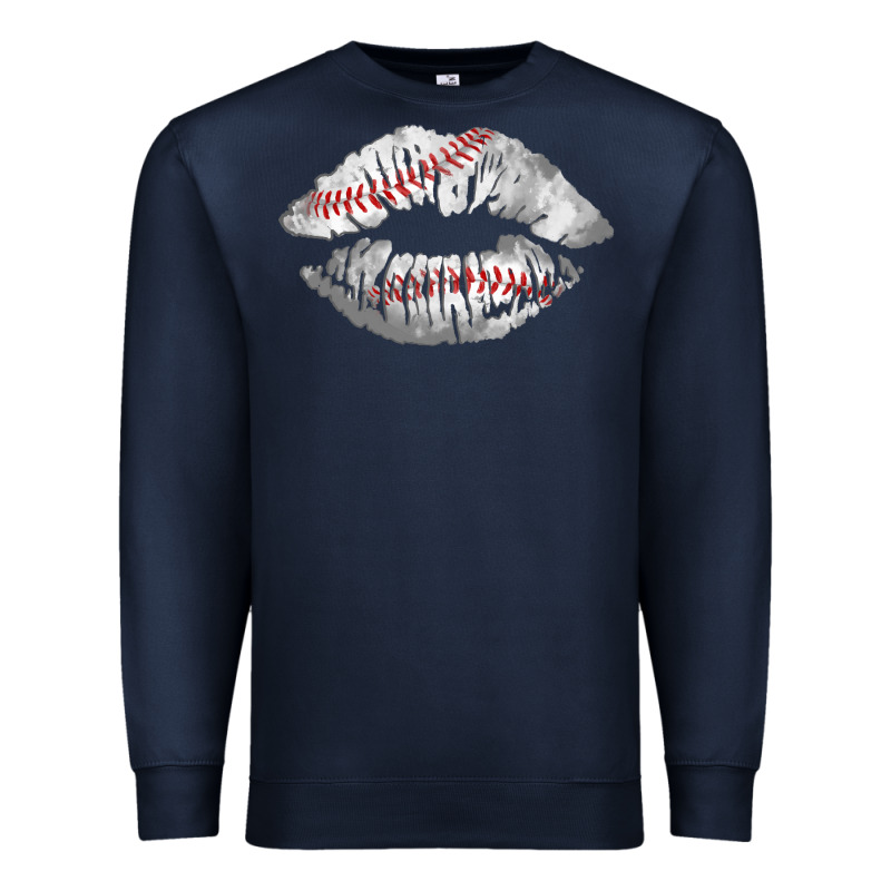 Baseball Lips Premium Sweatshirt by AdoDesignShop | Teevron