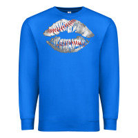 True Royal baseball lips Premium Sweatshirt - AdoDesignShop