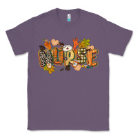 Lavender fall nurse Classic Tee - CowGirlArtShop