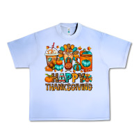 Grape Ice Happy Thanksgiving Coffee Cups Urban Heavy Tee - FaDigitalArtStudio