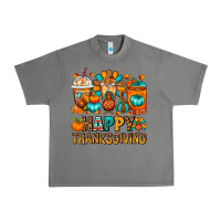 Tornado Happy Thanksgiving Coffee Cups Urban Heavy Tee - FaDigitalArtStudio