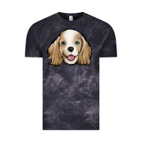 Cloud Black cocker spaniel Vintage Tee - Jasminsmagicworld