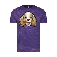 Cloud Purple cocker spaniel Vintage Tee - Jasminsmagicworld
