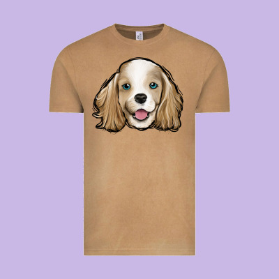 Cocker Spaniel Vintage Tee Designed By Jasminsmagicworld