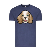 Vintage Denim cocker spaniel Vintage Tee - Jasminsmagicworld