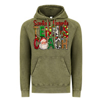 Vintage Olive Santa's Favorite Tennis Coach For Christmas Vintage Hoodie - FaDigitalArtStudio