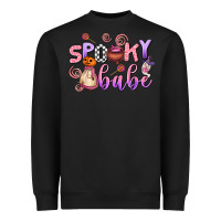 Black spooky babe Heavyweight Sweatshirt - AdoDesignShop