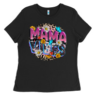 Black Mama vibes Mother's Day Ladies Tee - CowGirlArtShop
