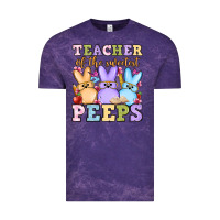 Cloud Purple Easter Day Teacher of the sweetest peeps Vintage Tee - OliviaCreatesArt