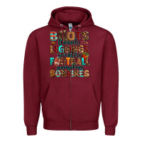 Burgundy boots flannels Zipper Hoodie - AdoDesignShop