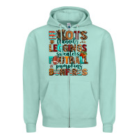 Seafoam boots flannels Zipper Hoodie - AdoDesignShop