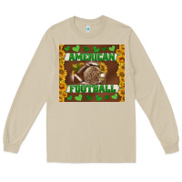 Mushroom american football with sunflower tumbler Long Sleeve Tee - BundleAndBundleShop