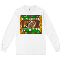 White american football with sunflower tumbler Long Sleeve Tee - BundleAndBundleShop
