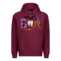 Burgundy dental boo halloween Premium Hoodie - LillyAllenDesigns